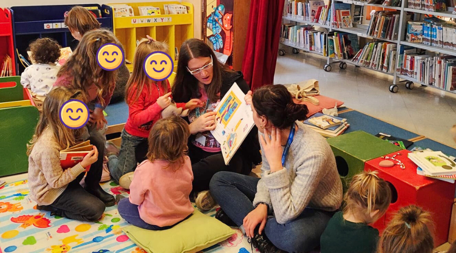 Lettura in biblioteca NPL