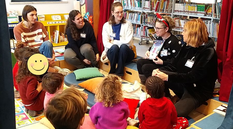 Lettura in biblioteca NPL